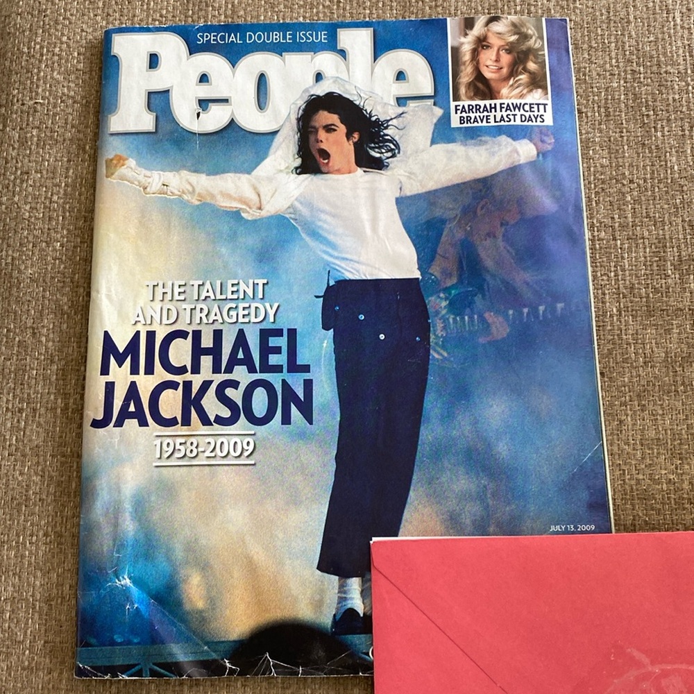PEOPLE MAGAZINE SPECIAL DOUBLE ISSUE tribute Michael Jackson Farrah Fawcett